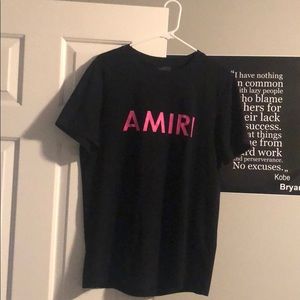 Amiri brand new with tags pink logo size large